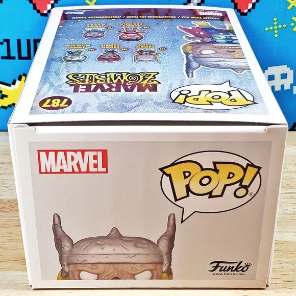 Funko PoP WHAT IF..? Marvel Zombies Zombie Thor #787 2021 Vinyl + Protector - Picture 9 of 10